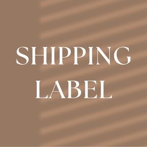 Shipping Label for LIVE shows!